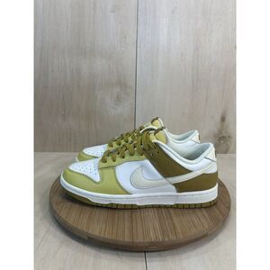 Nike Dunk Low Retro Bronzine Coconut Milk Gold White Athletic Shoes Mens 10.5